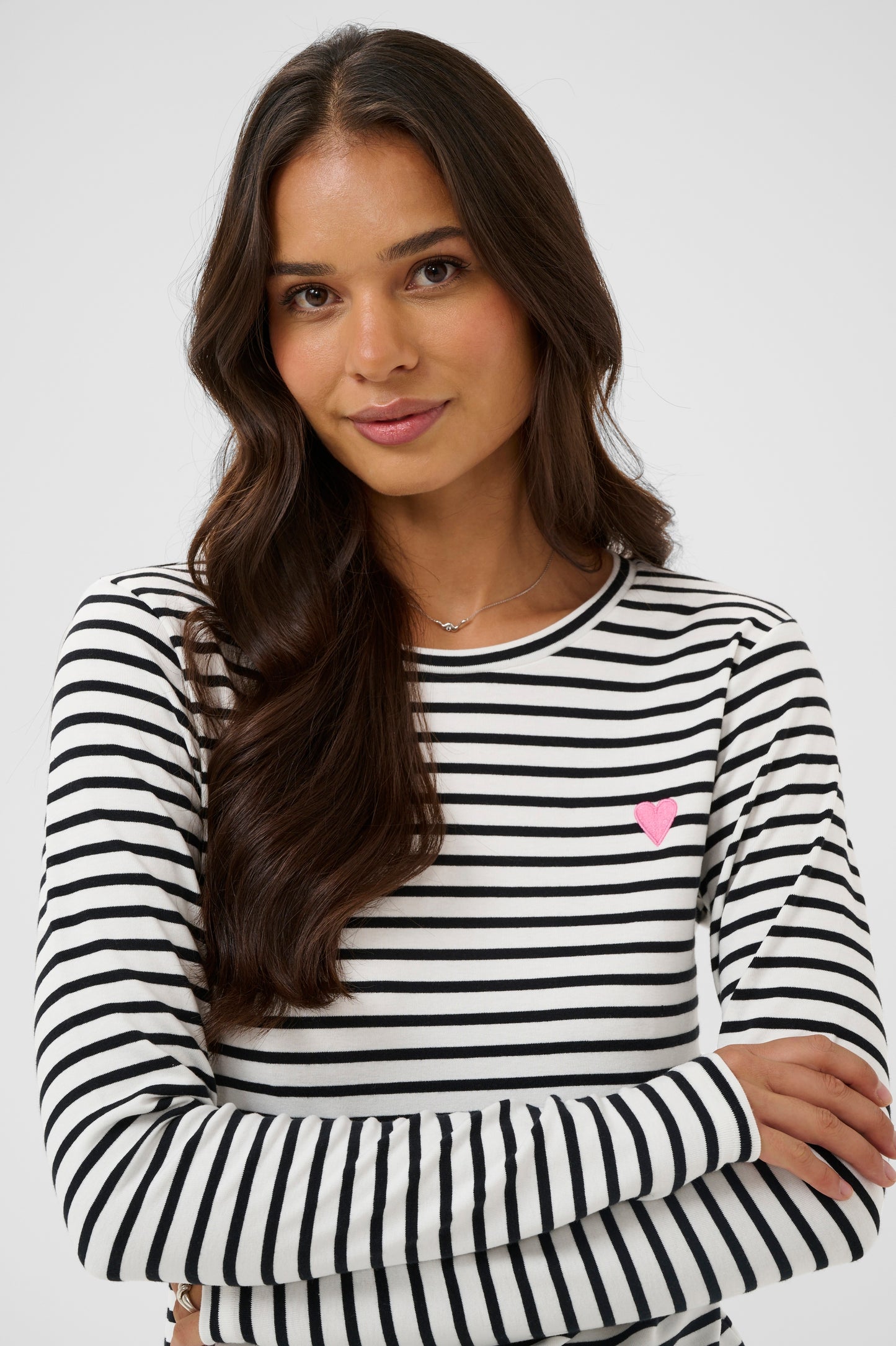 Kaffe Liddy T-Shirt Chalk/Black