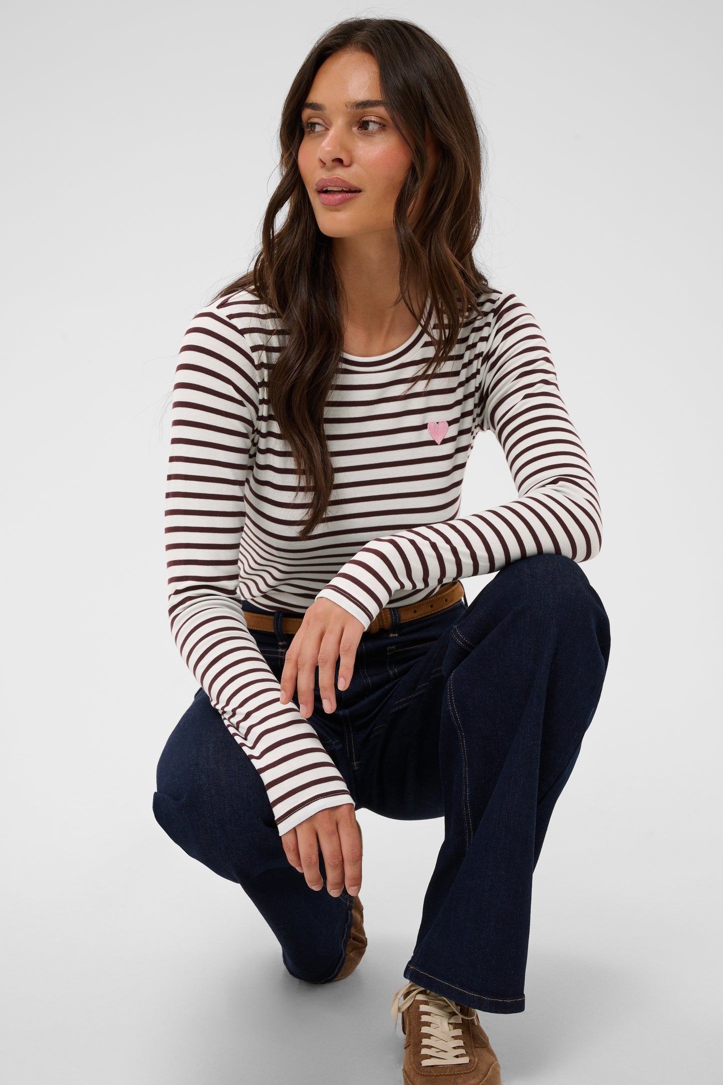 Kaffe Liddy T-Shirt Wild Fudge Heart