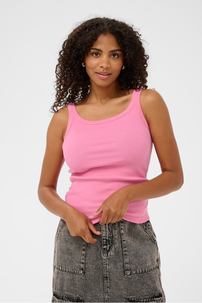 Kaffe KAcarna Tank Top Pink Power