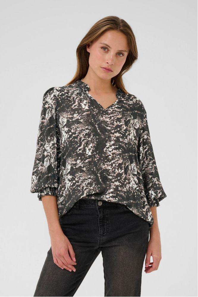 Kaffe Abstract Print Linda Blouse