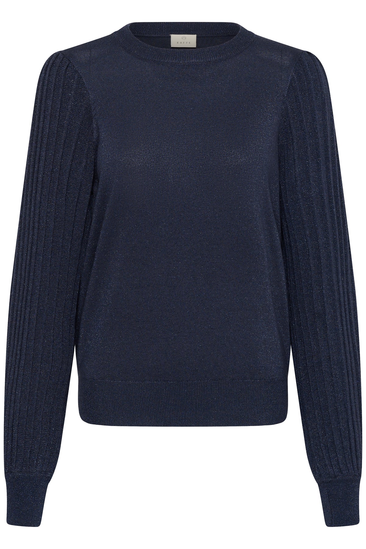 Kaffe Aregina Pleat LS Pullover - Graphite