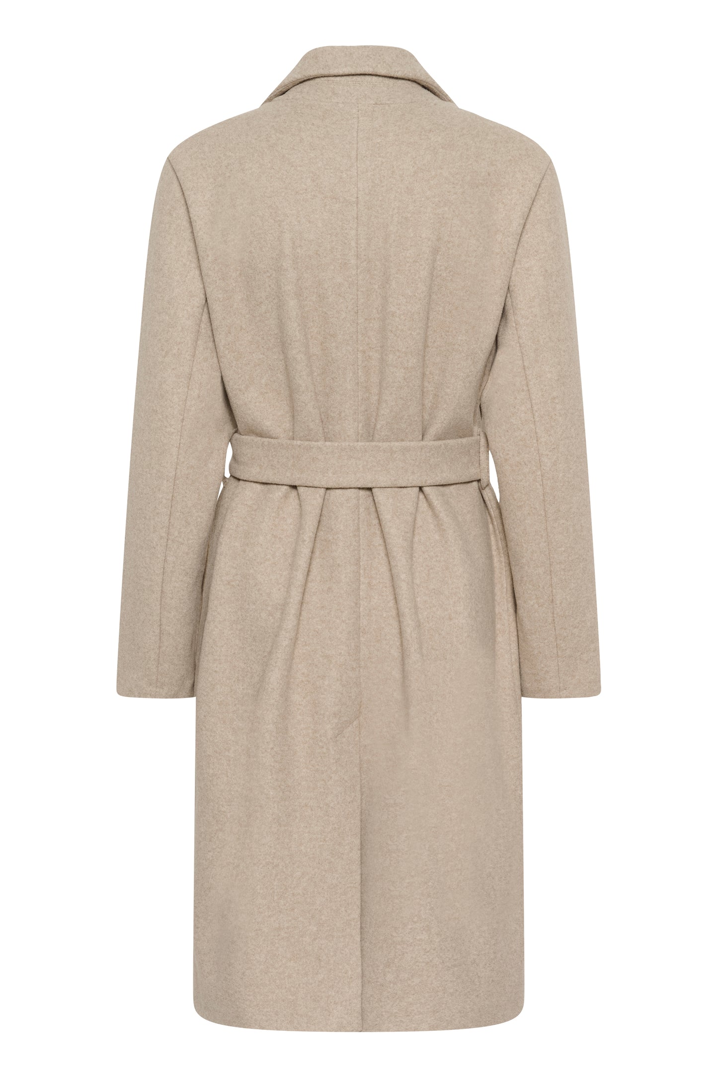 Kaffe KAsaturn Coat Beige Smoke Melange