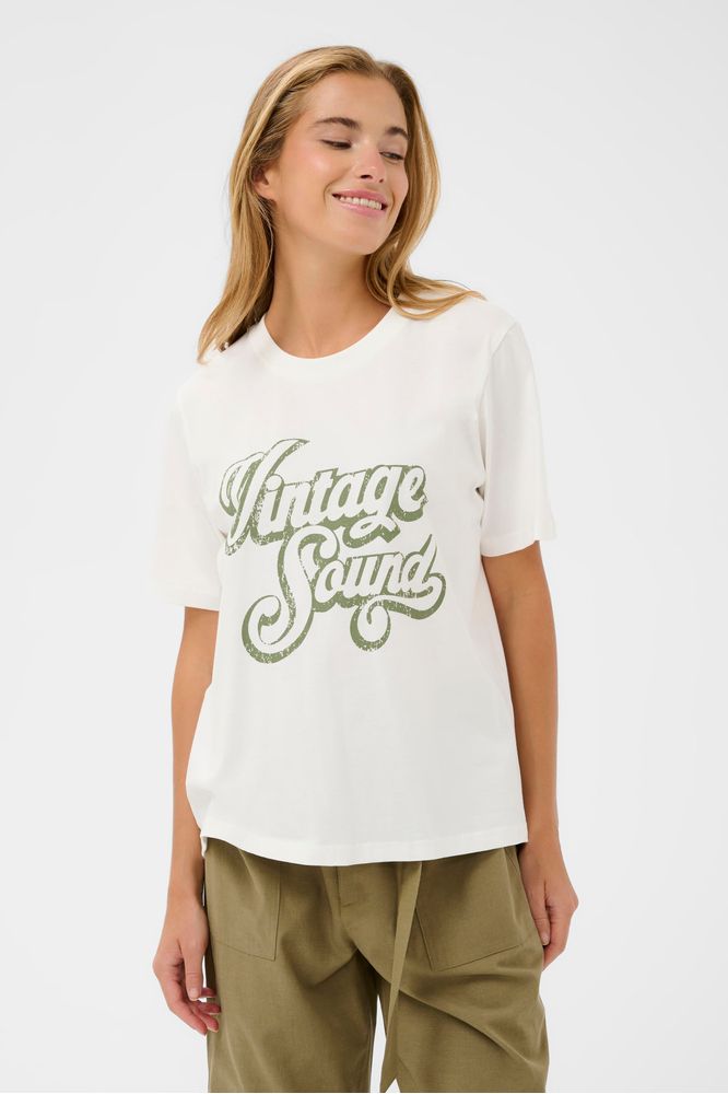 Kaffe KAhella T-Shirt Chalk