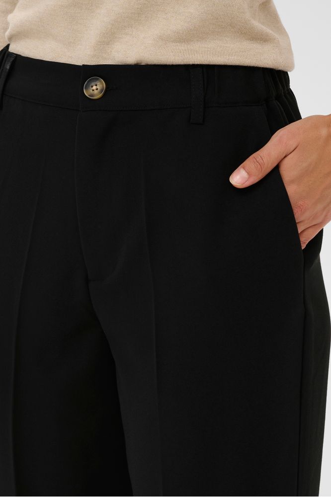 Kaffe KAheather Cropped Pants Black Deep