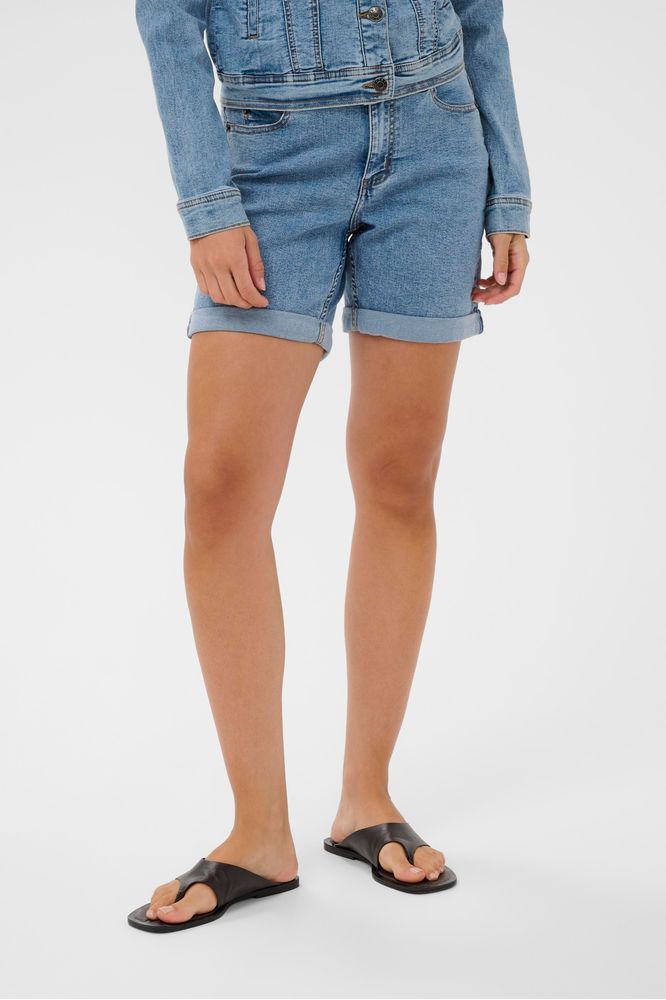Kaffe KAvilma Shorts Blue Denim