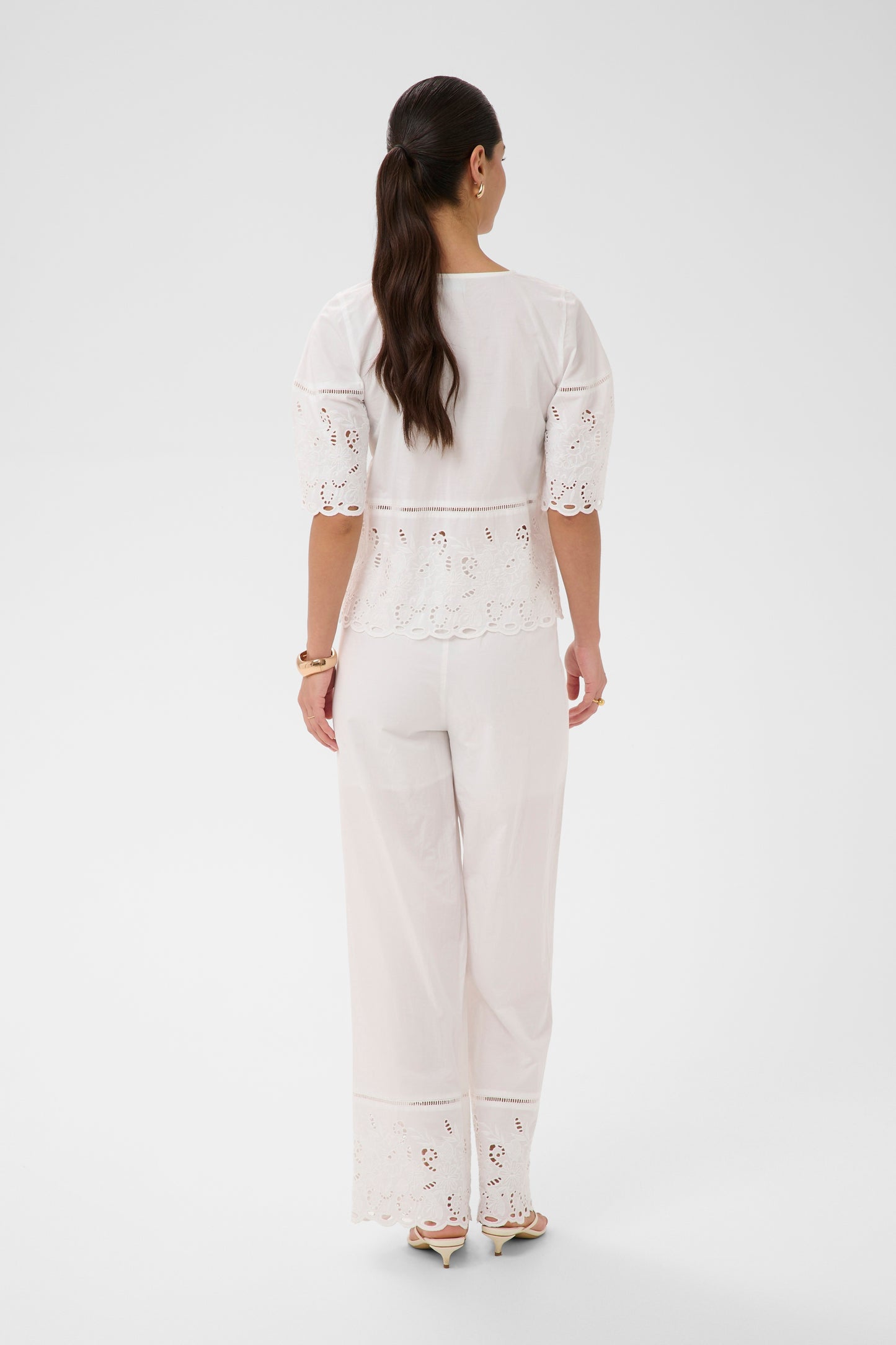 Kaffe KAgertrud Blouse Chalk