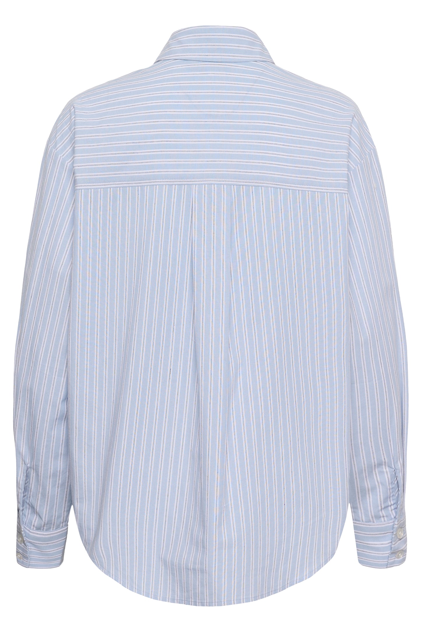Kaffe KAaster Shirt Blue Fog Chalk Black Stripe