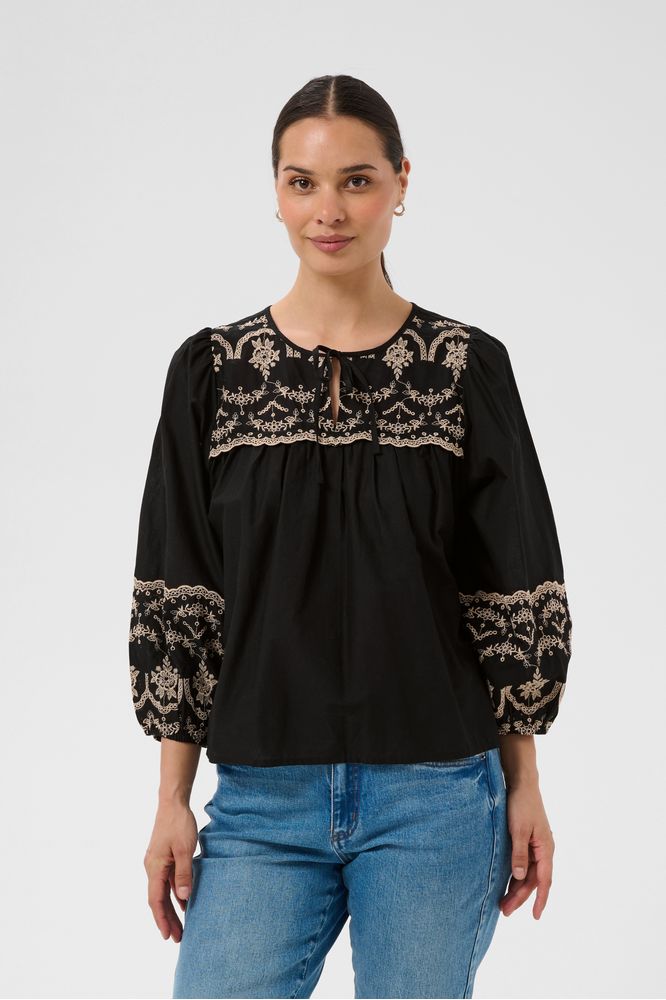 Kaffe KAkis Blouse Black Deep
