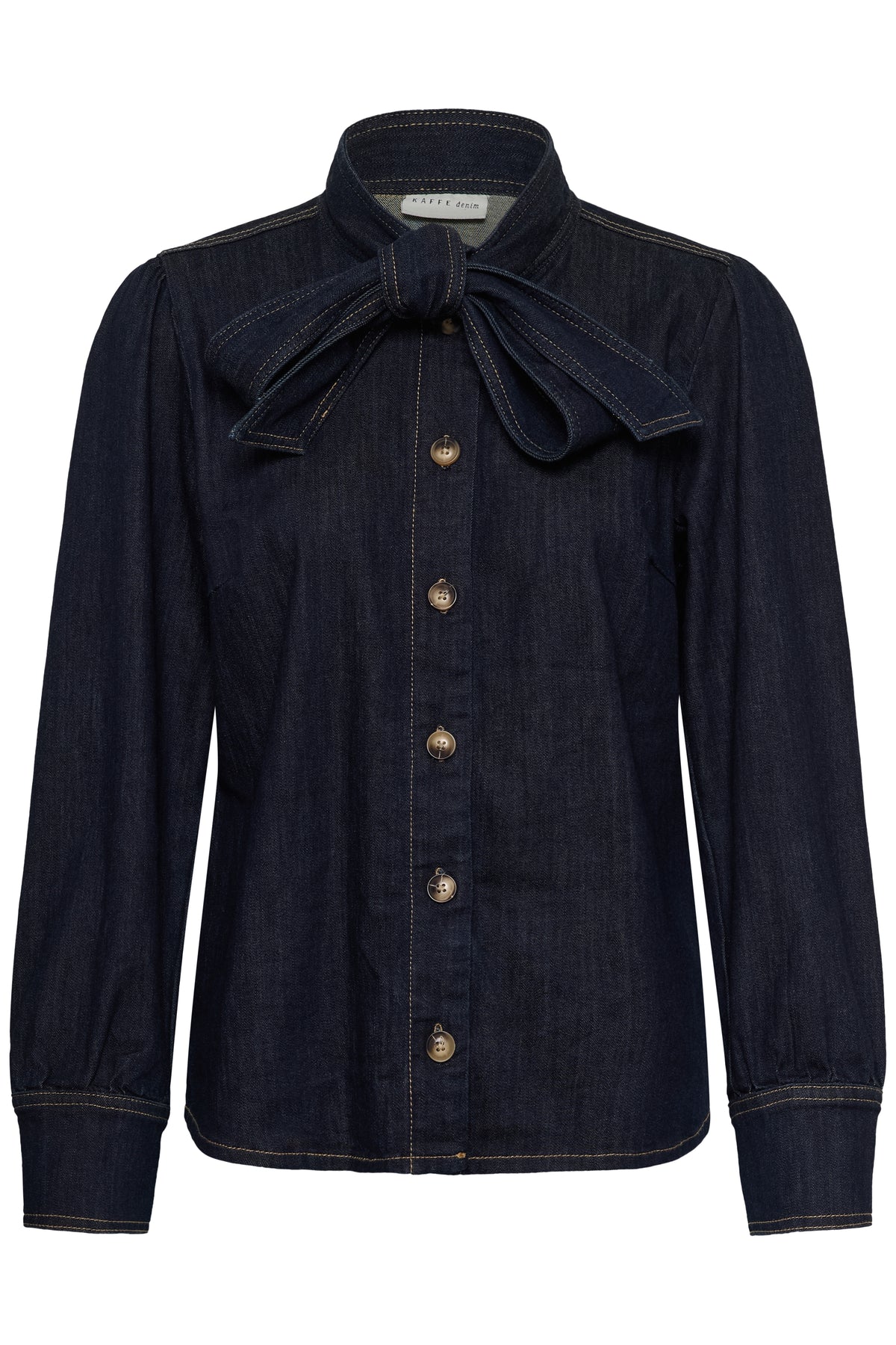 Kaffe KAmolly Denim Shirt Raw Blue Denim