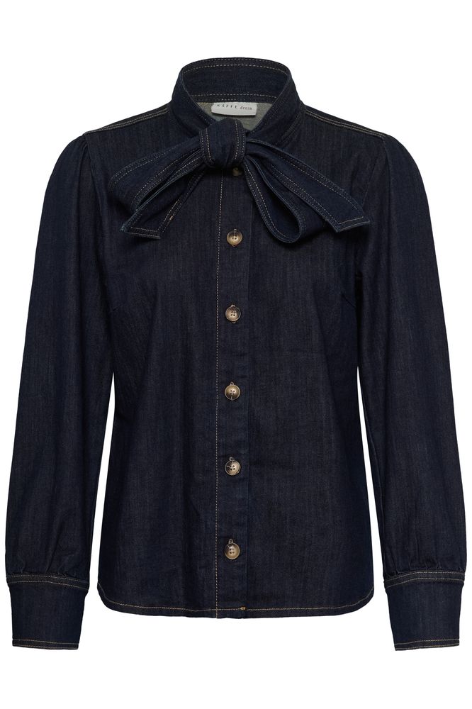 Kaffe KAmolly Denim Shirt Raw Blue Denim
