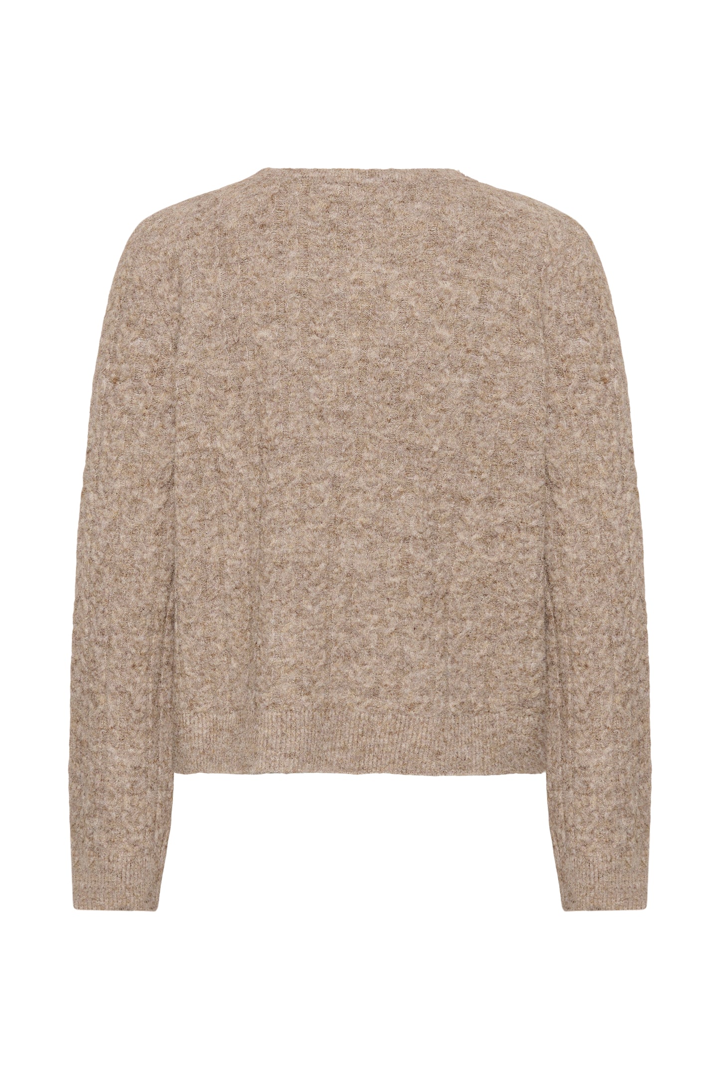 Kaffe KAmelanie Pullover Beige Melange