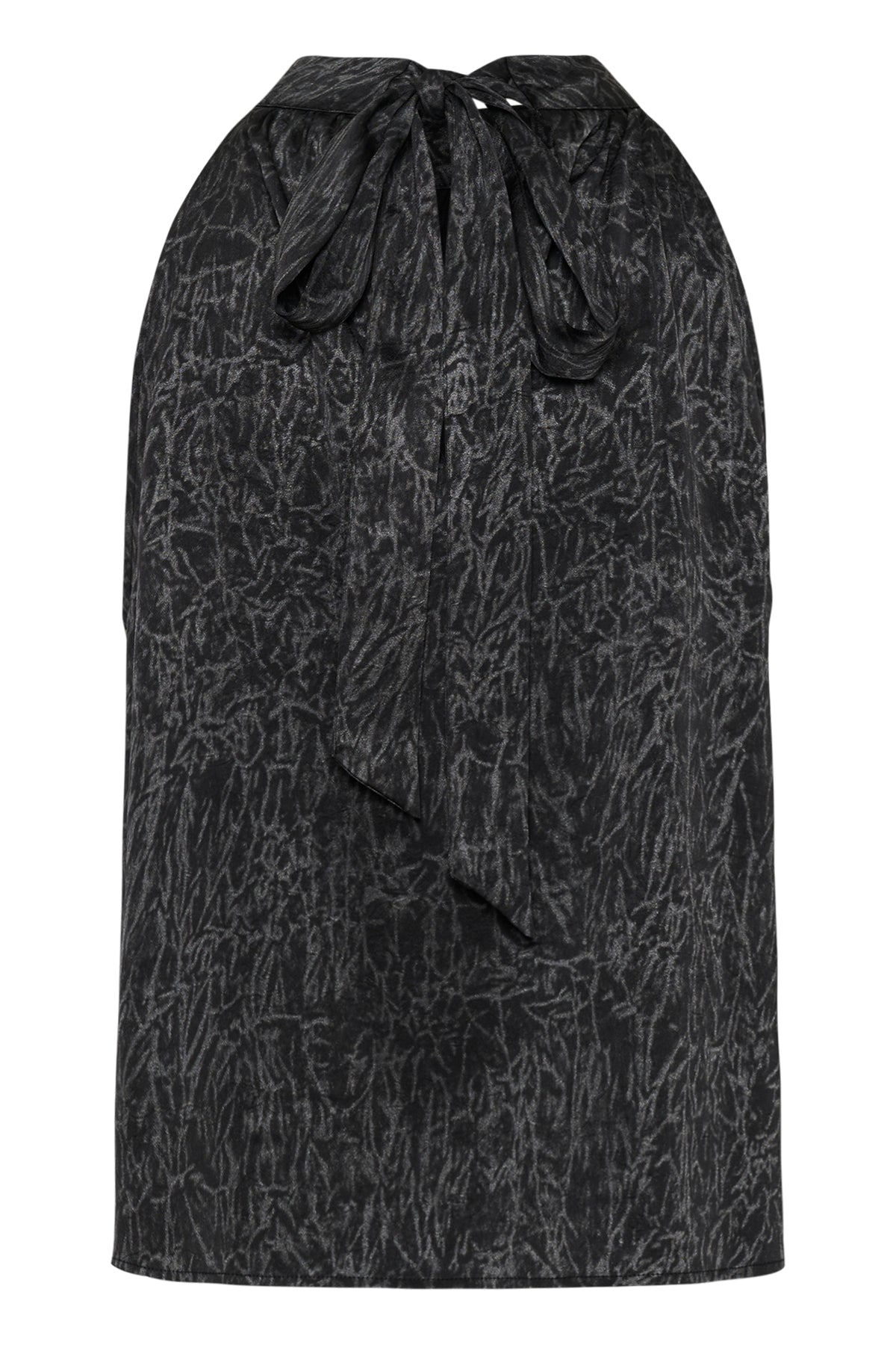 Kaffe Tara Blouse Black / Grey Crushed