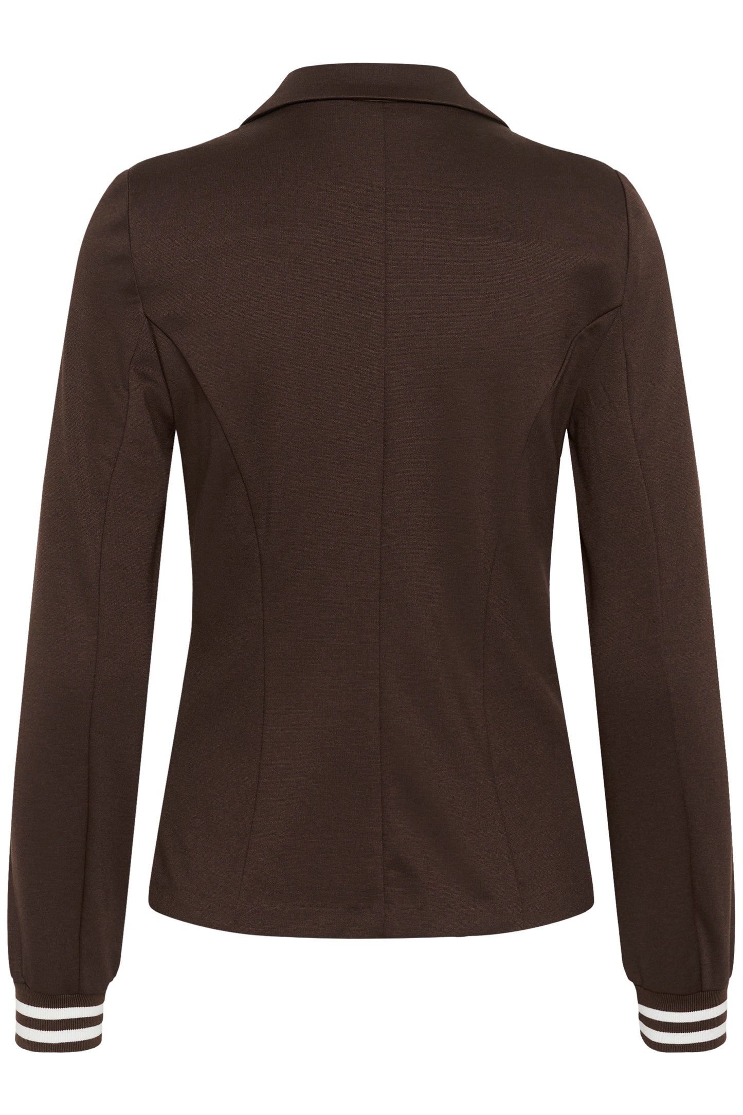 Kaffe Kinnie Blazer Coffee Bean / Chalk Stripe