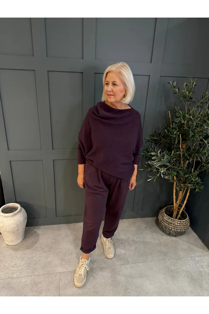 D.E.C.K Mulberry Barrel Jogger