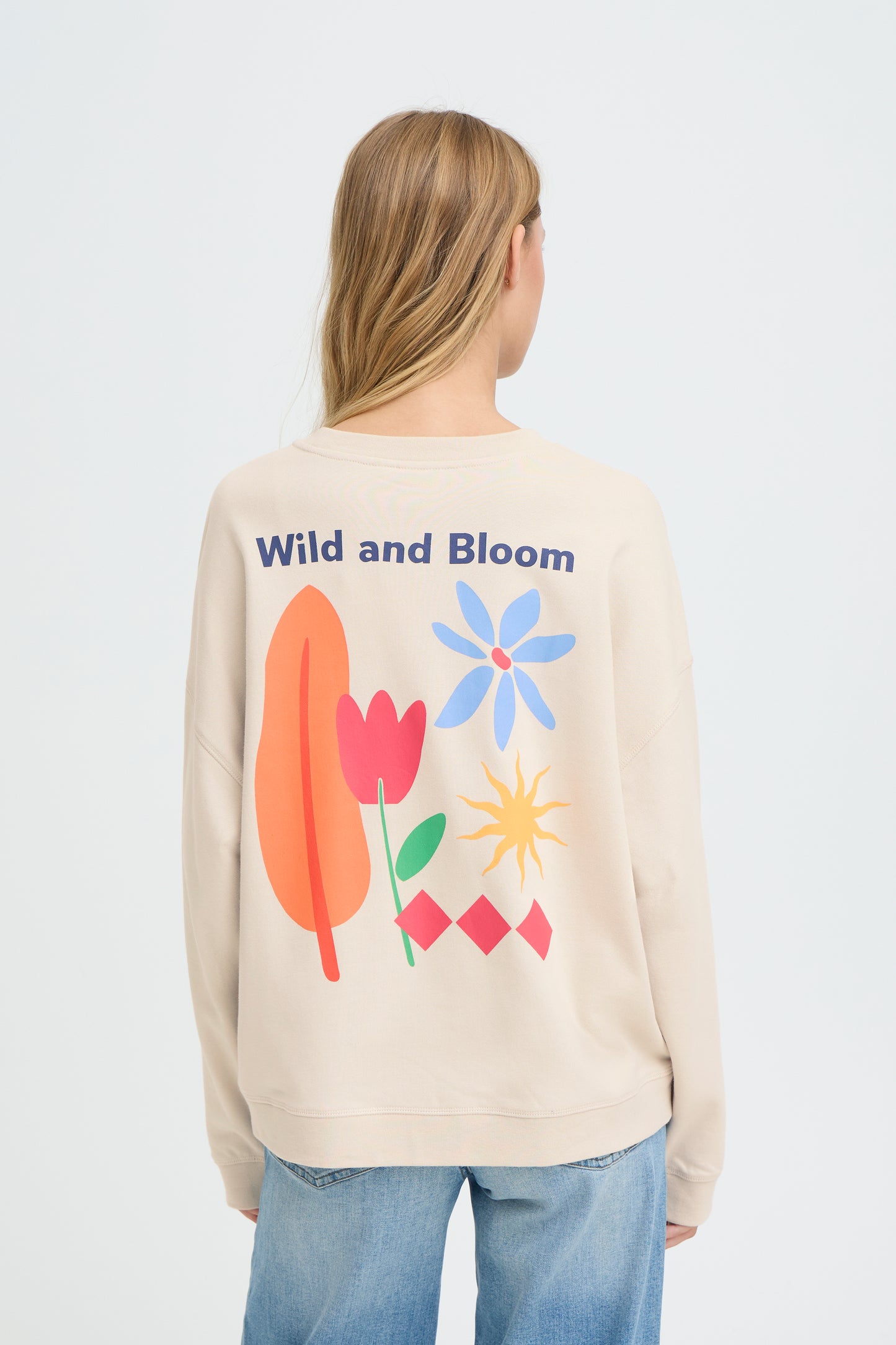 Ichi IHBauma Sweatshirt Birch