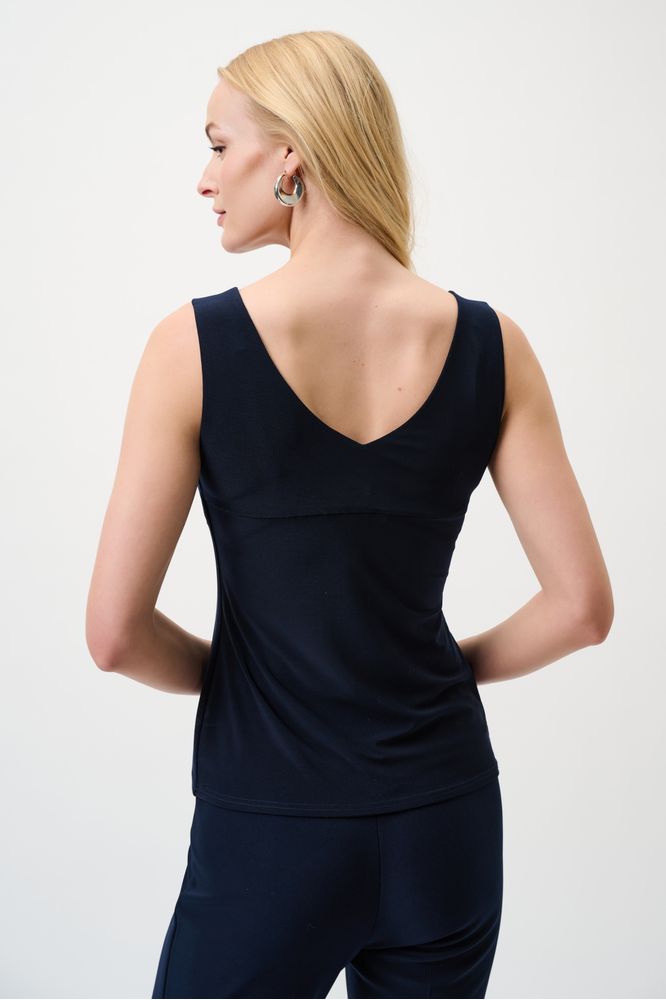 Joseph Ribkoff CO Classic V-Cami Midnight Blue