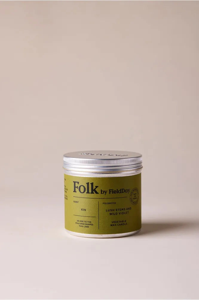 Field Day Kin Folk Tin Candle