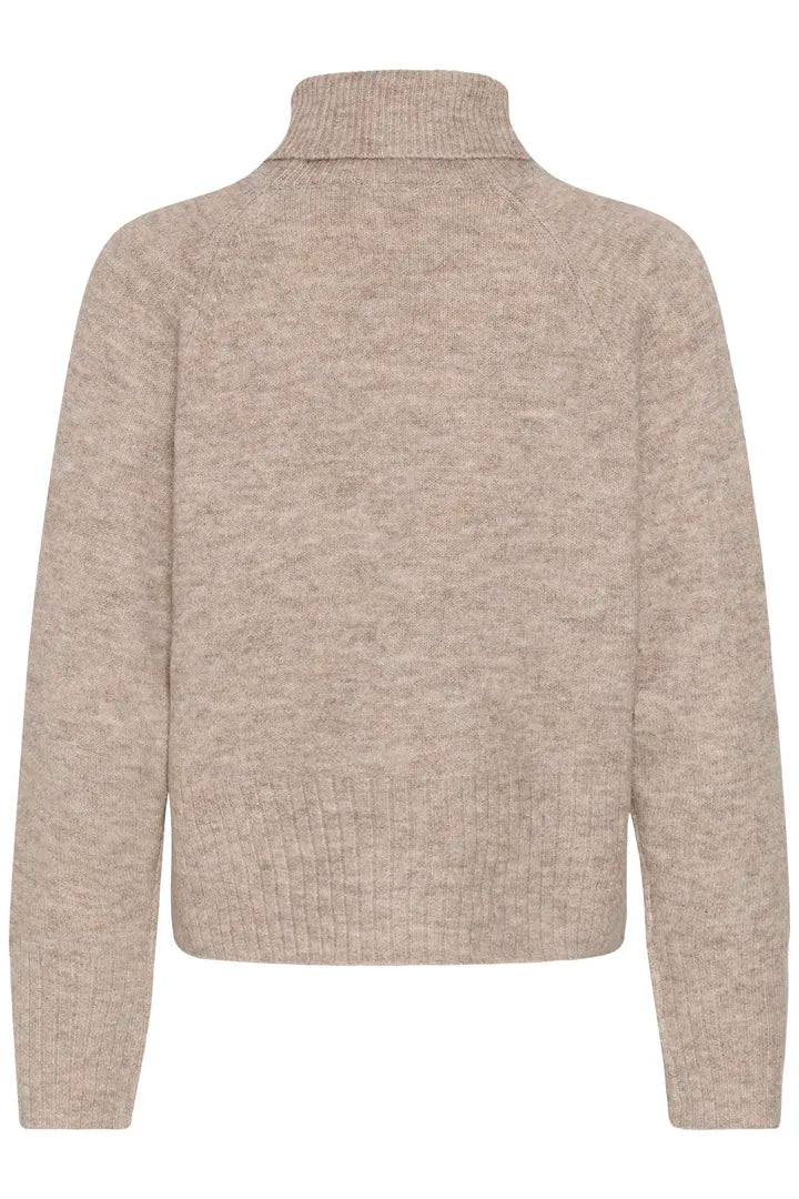 Kaffe KAerin Rollneck Desert Taupe