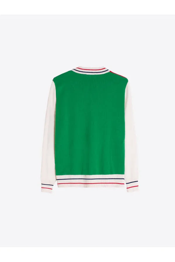 Vilagallo Tricolour Cardigan 33621