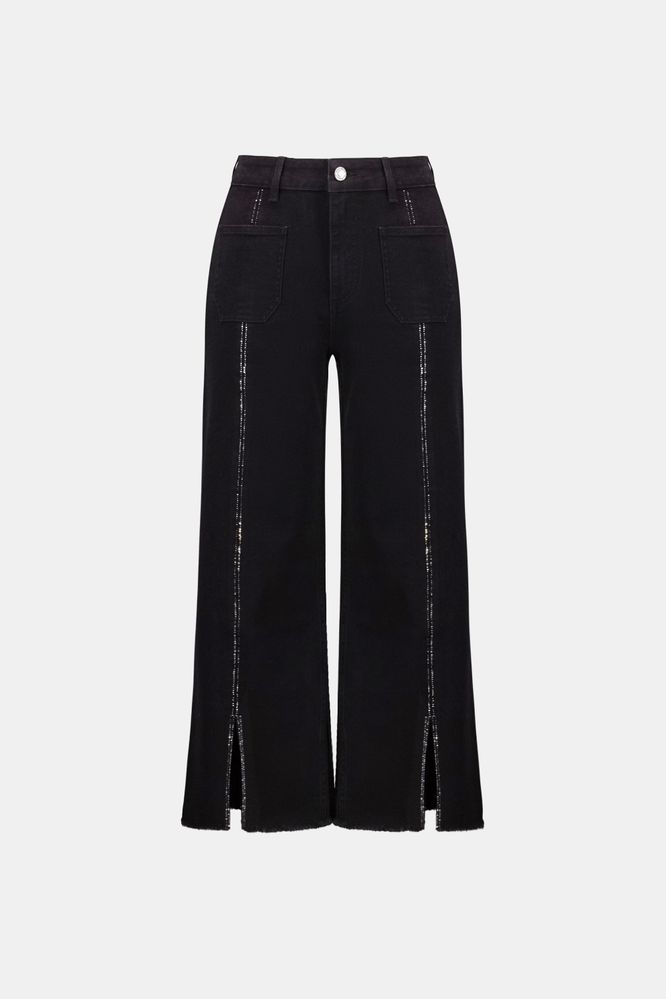 Joseph Ribkoff CO Claudia | Culotte Jeans Black