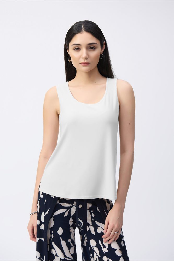 Joseph Ribkoff Scoop Neck Cami Vanilla