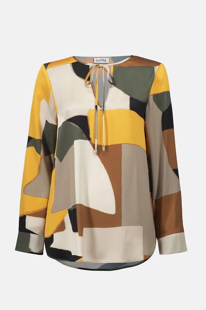 Joseph Ribkoff Abstract Print Tunic