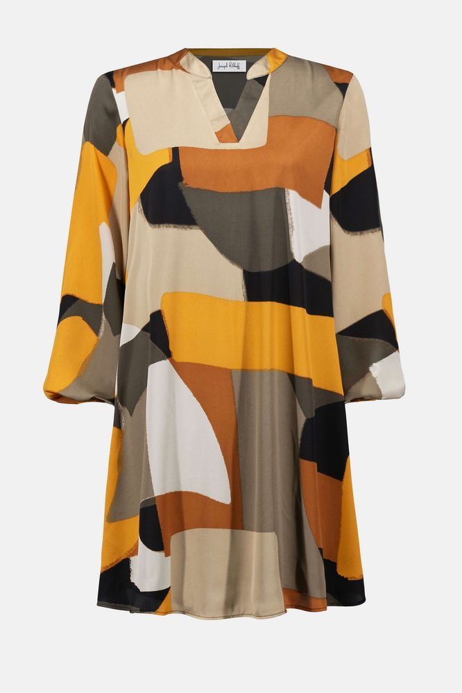 Joseph Ribkoff LDS Dress / 253218-Black/Multi