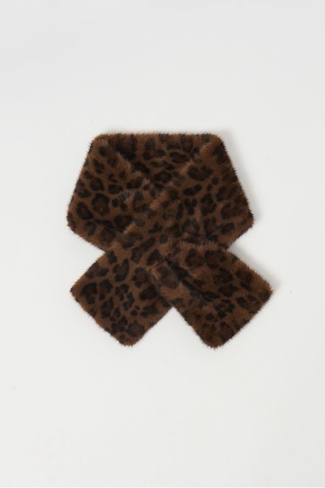 Joseph Ribkoff Faux Leopard Scarf