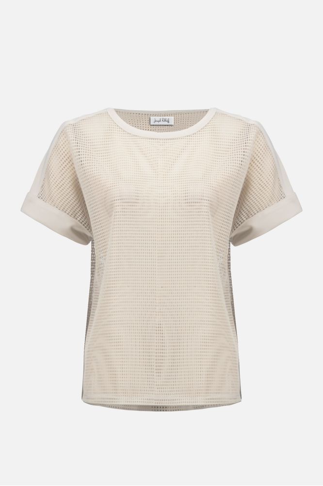 Joseph Ribkoff Silky Knit Mesh Moonstone