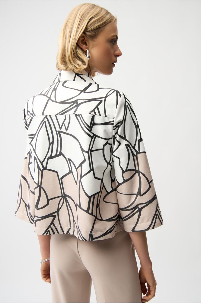 Joseph Ribkoff Swing Jacket Vanilla/Multi