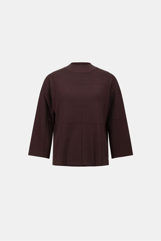 Joseph Ribkoff Mock Neck Sweater-Mocha