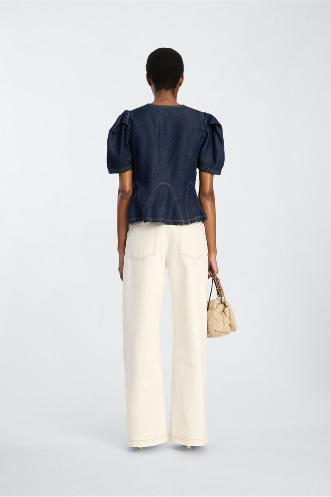 Munthe Baynor Top Indigo