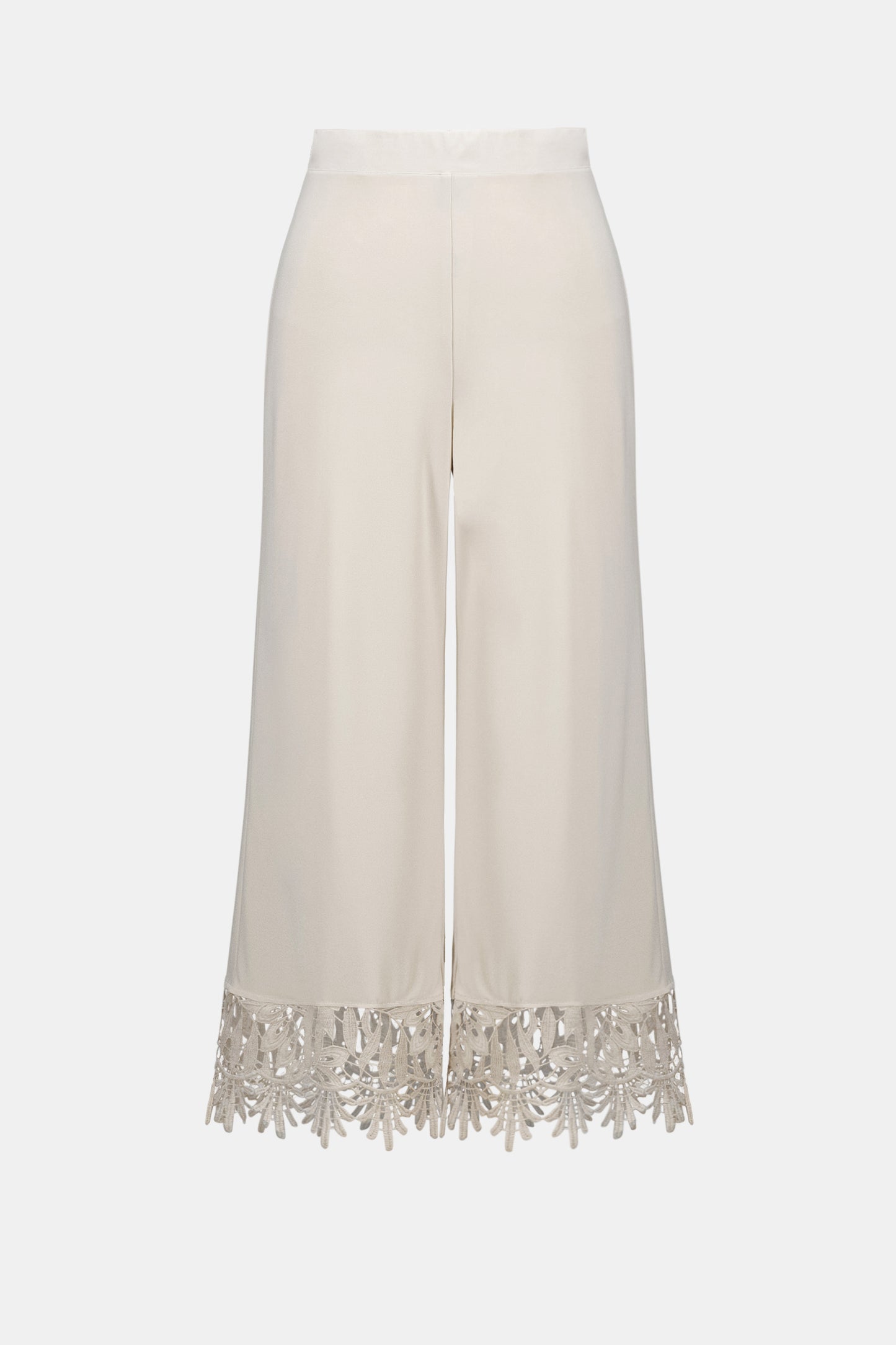 Joseph Ribkoff Lace Hem Culotte Moonstone