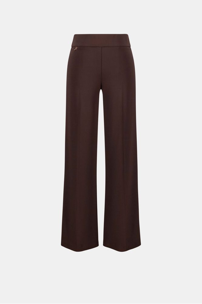 Joseph Ribkoff Silky Knit Pull-On Trousers Mocha