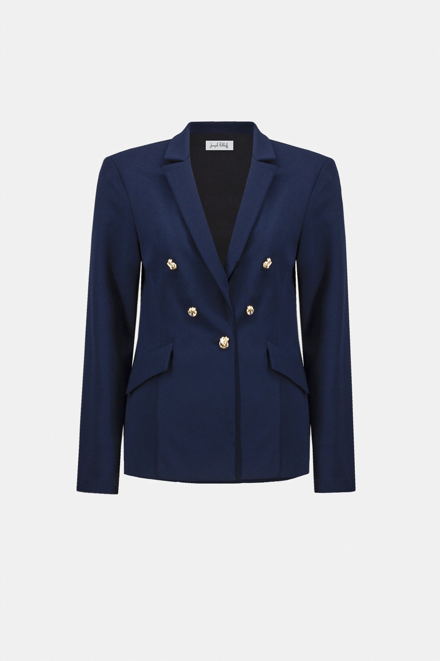 Joseph Ribkoff Crepe Fitted Blazer Indigo