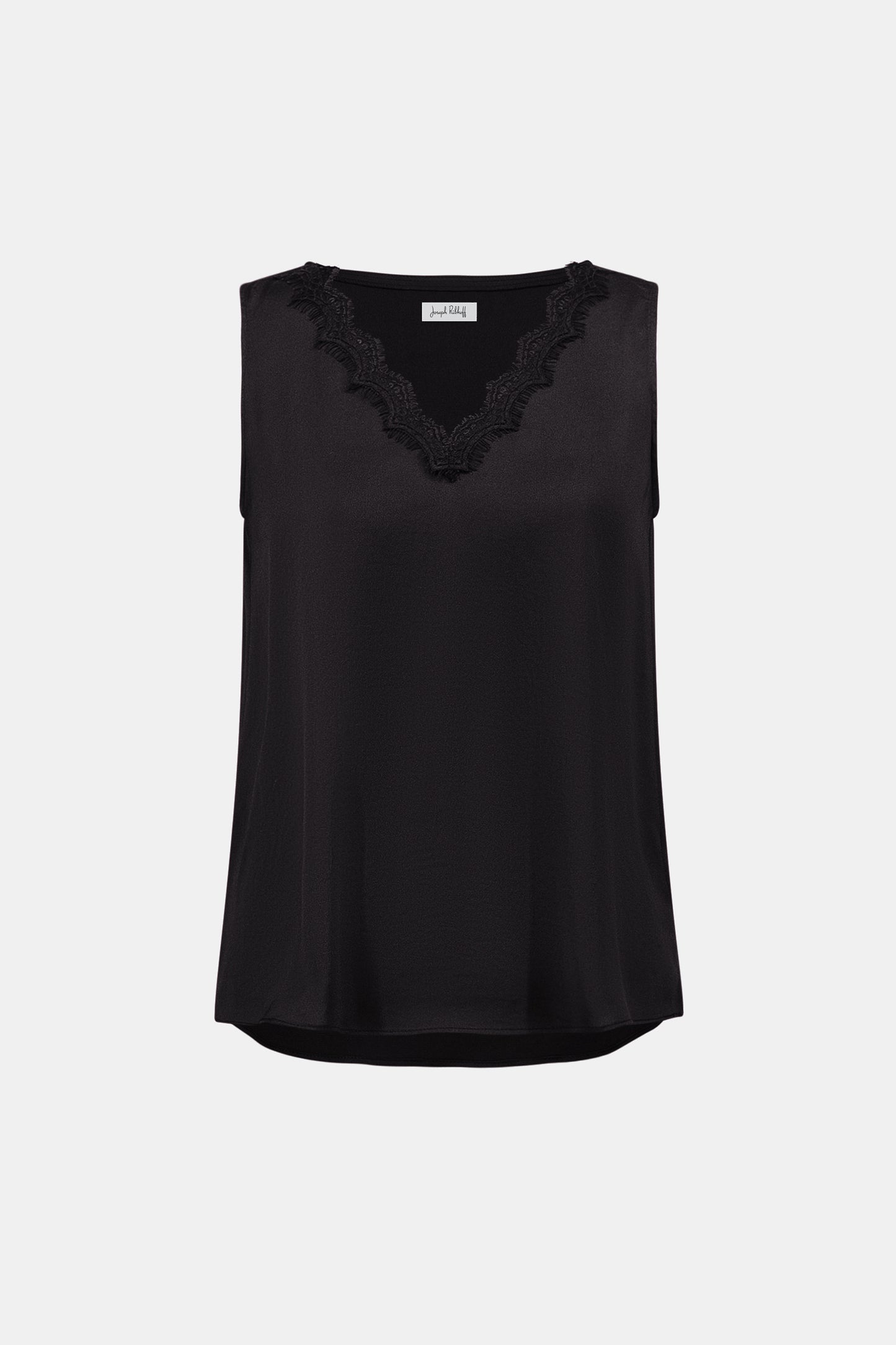 Joseph Ribkoff Satin Sleeveless Top Black
