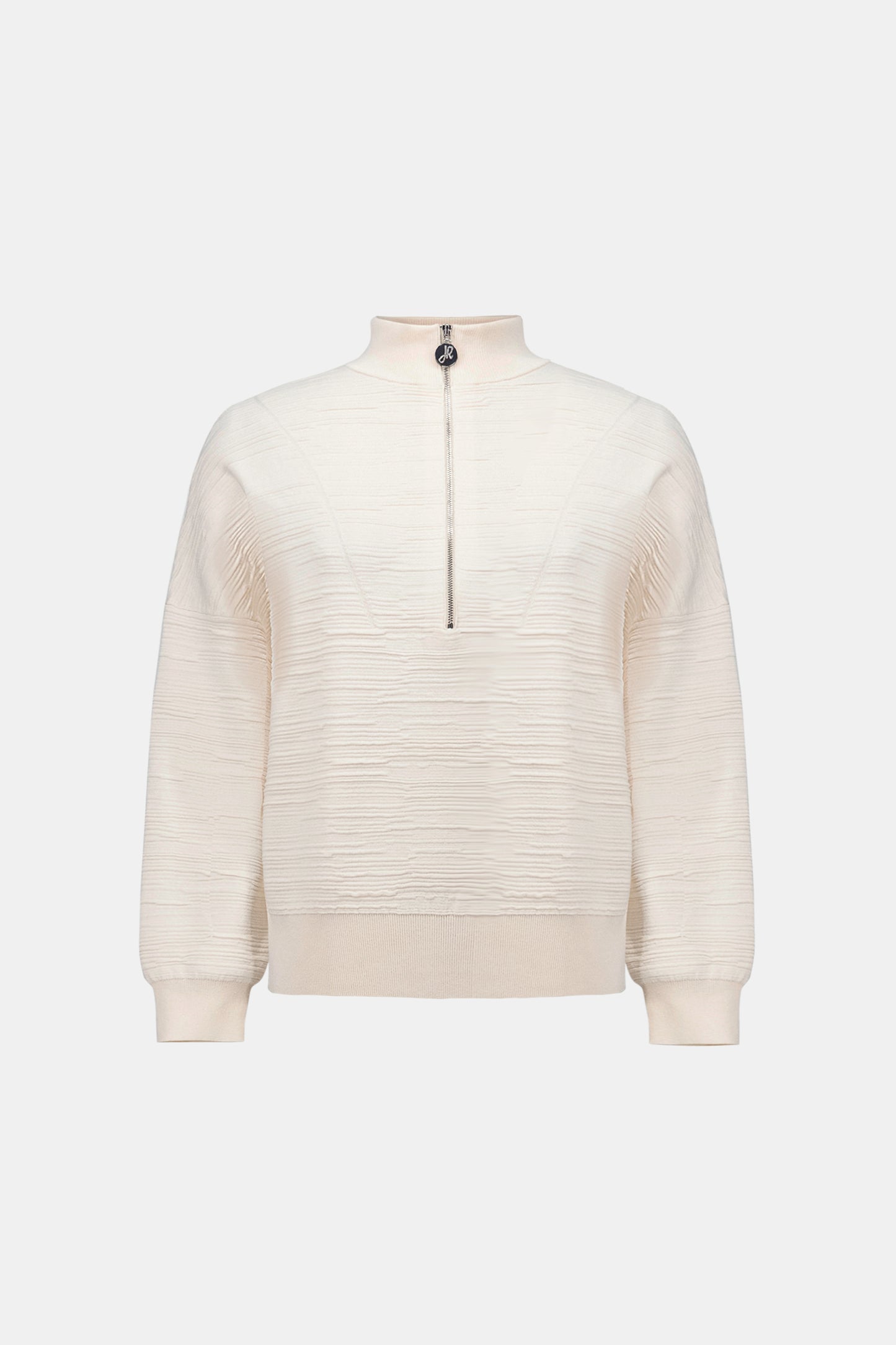 Joseph Ribkoff Half Zip Cocoon Sweater Birch