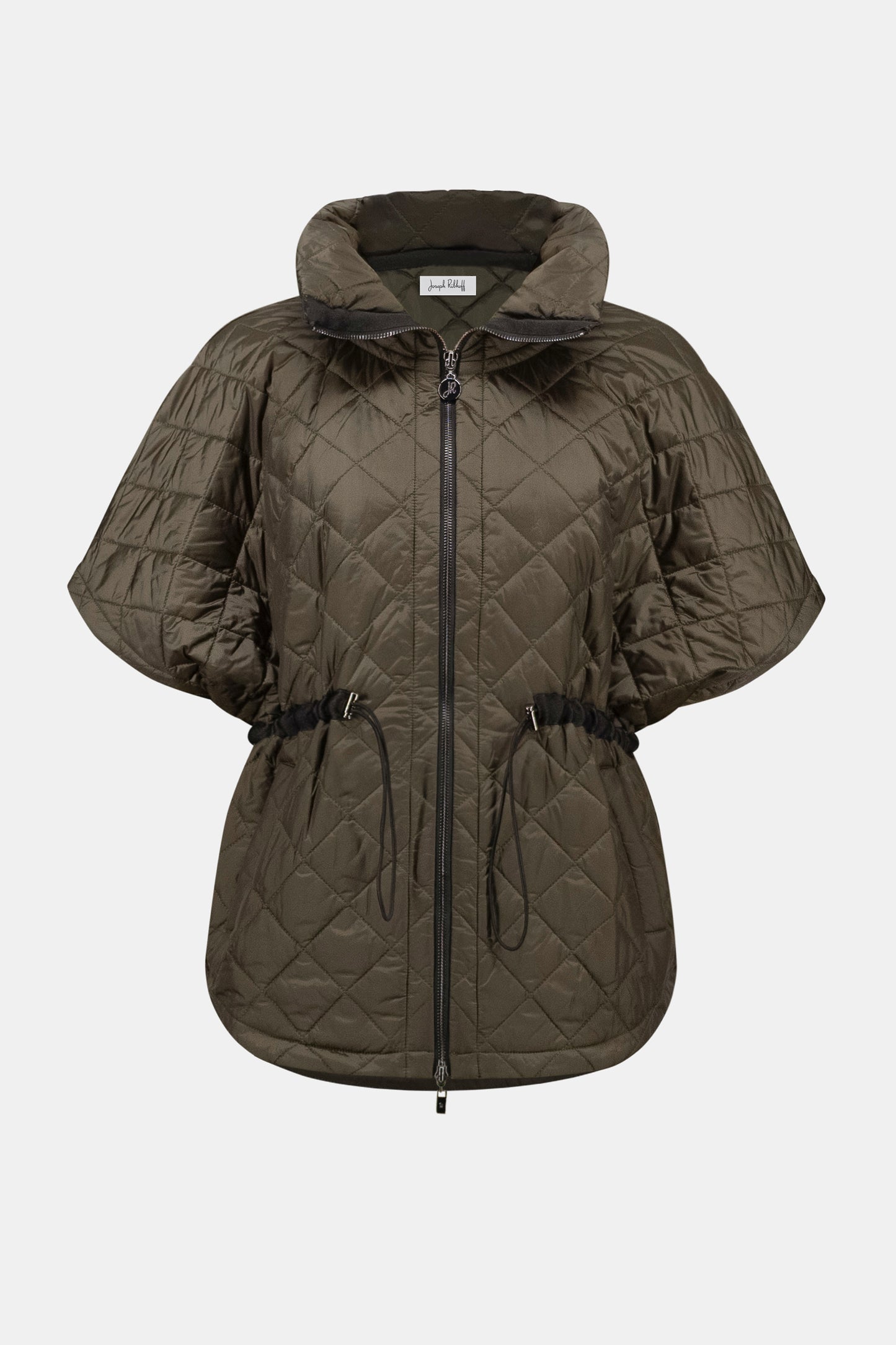 Joseph Ribkoff Shawl-Neck Boxy Vest Avocado
