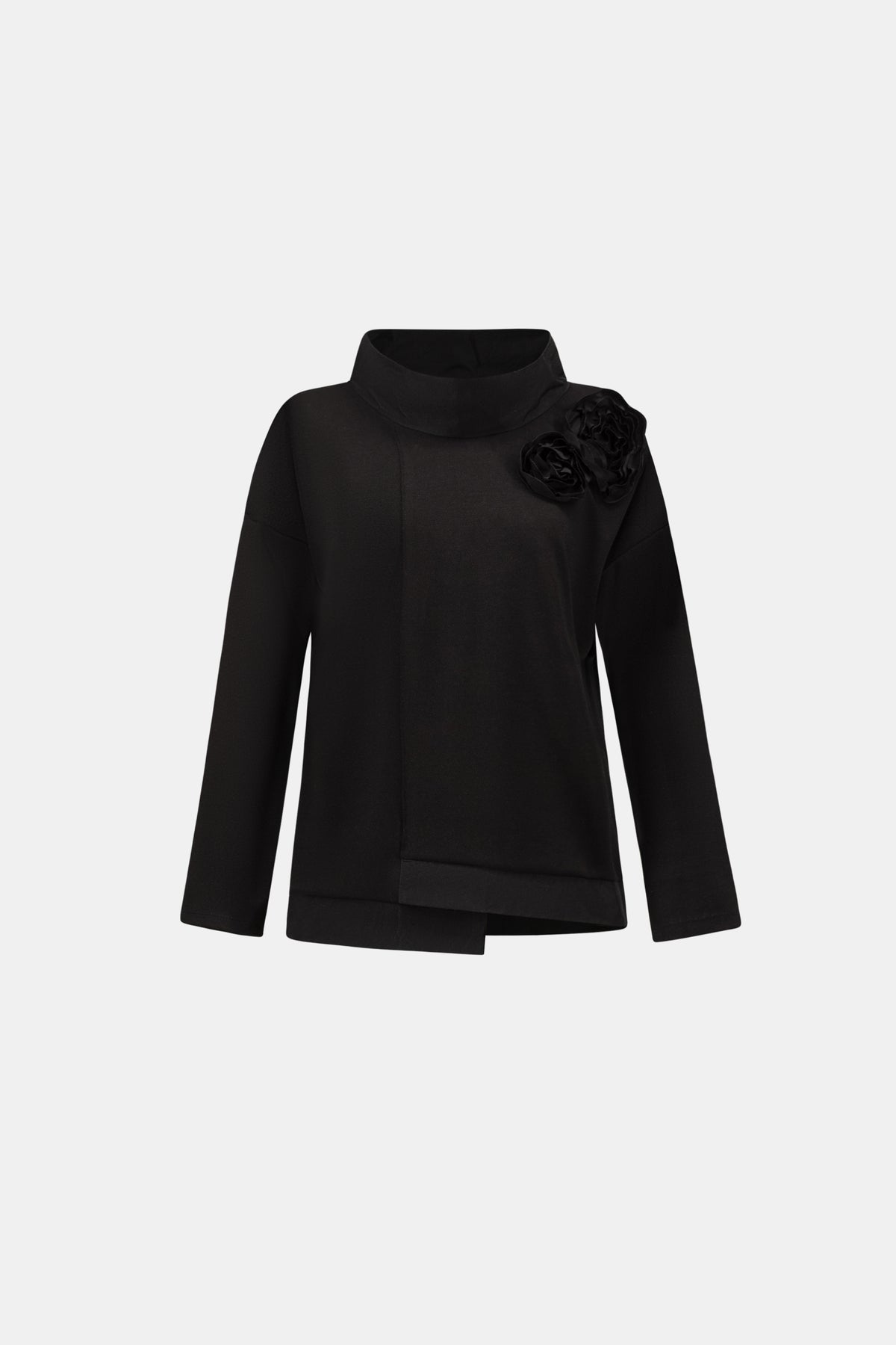 Joseph Ribkoff Asymmetrical Tunic Black