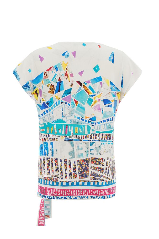 Dolcezza Geo Print Top 26671