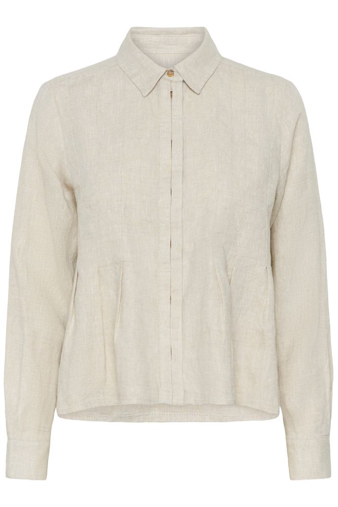 InWear DilanaIW Pleated Shirt Ecru Melange