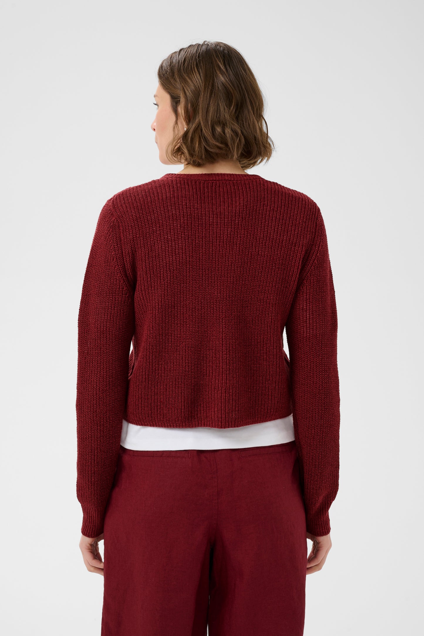 Part Two GigiaPW Cardigan Burnt Russet