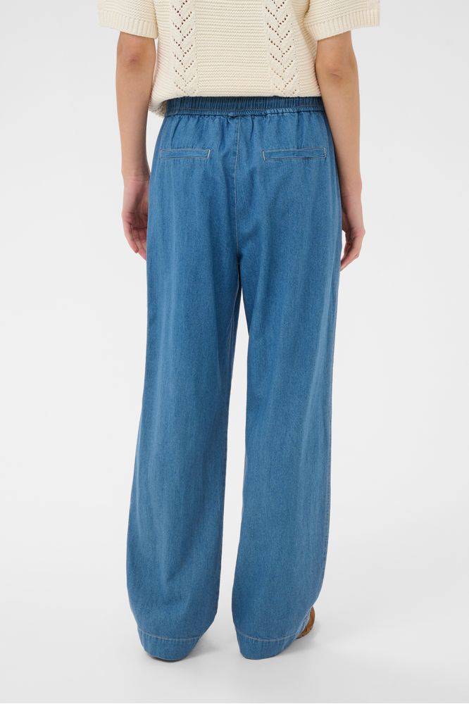 Part Two AinaPW Trousers Medium Blue Denim