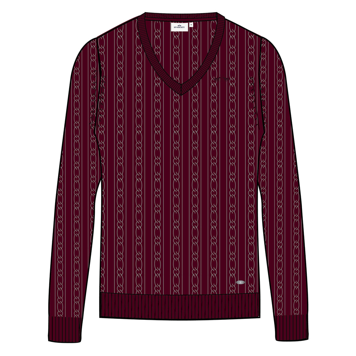 HV Polo Zafira Pullover Burgundy Rattle