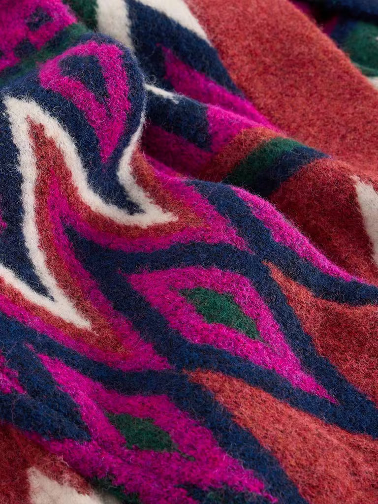 White Stuff Alice Abstract Cardigan