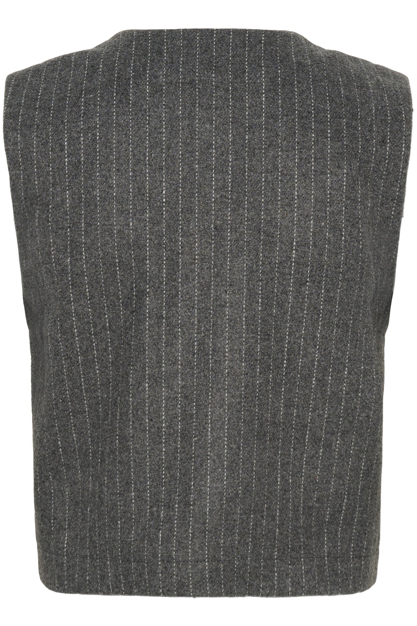 Culture Kayla Waistcoat Grey Pinstripe