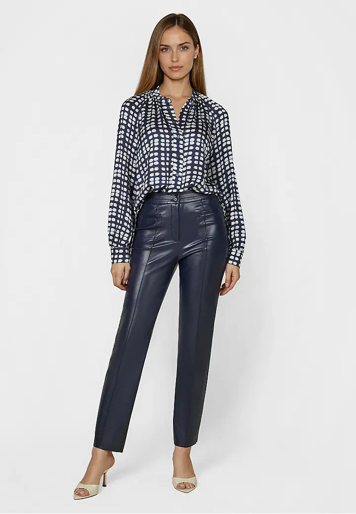 Marc Aurel Raglan Blouse Dot Print