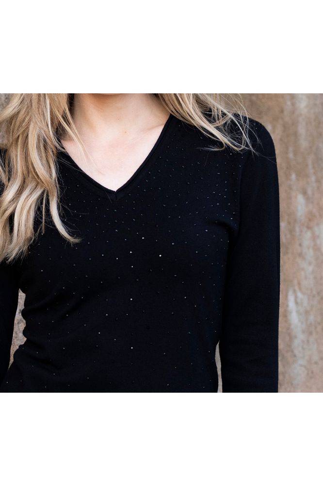 Marble Sweater 7119 Black