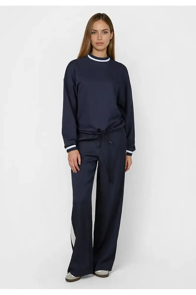 Marc Aurel Heart Sweatshirt Navy