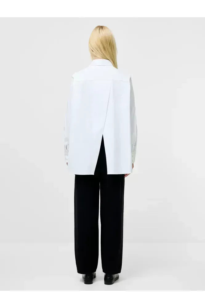 French Connection White Back Slit Shirt